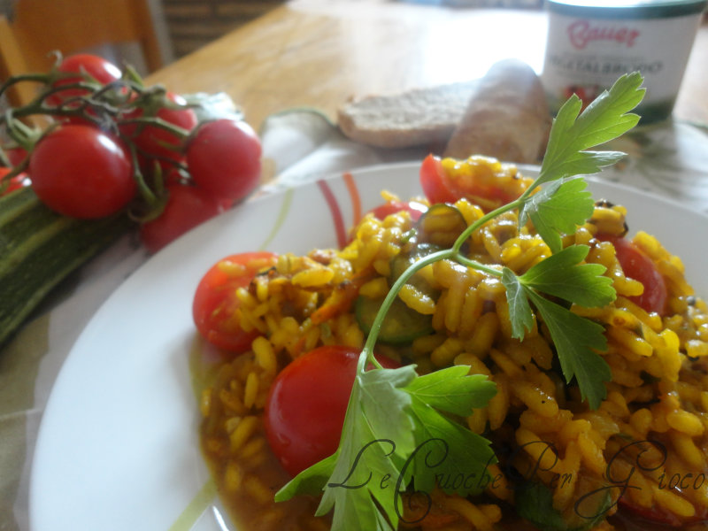 risotto-zucca-zucchine-zafferano