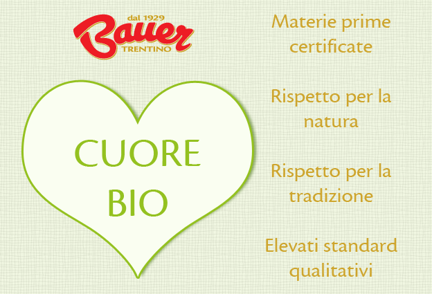 Bauer, prodotti dal cuore Bio!