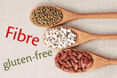 Legumi, frutta e verdura… Fibre gluten-free!