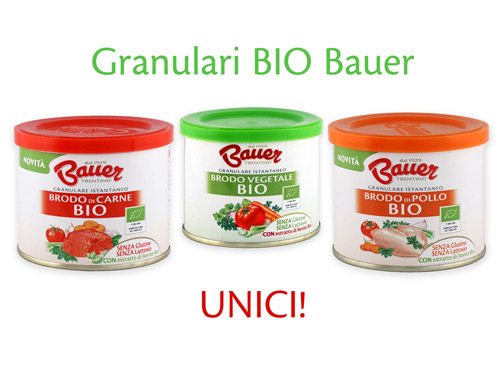 Granulari BIOLOGICI Bauer… UNICI!